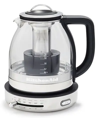 KitchenAid KEK1322SS Electric Glass Tea Kettle